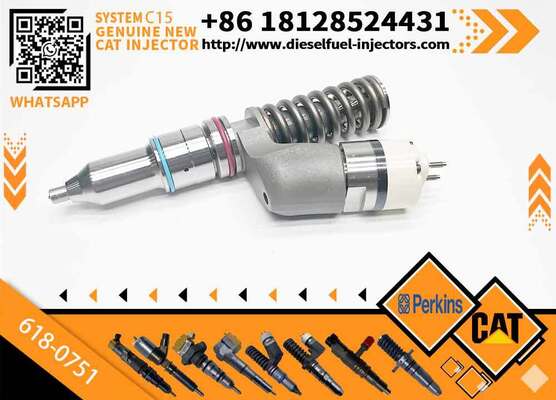 Excavator Accessories Fuel Injector 30R-0004 618-0751 374-0751 20R-2285 for CAT C15 C27 C32 for Construction Machinery