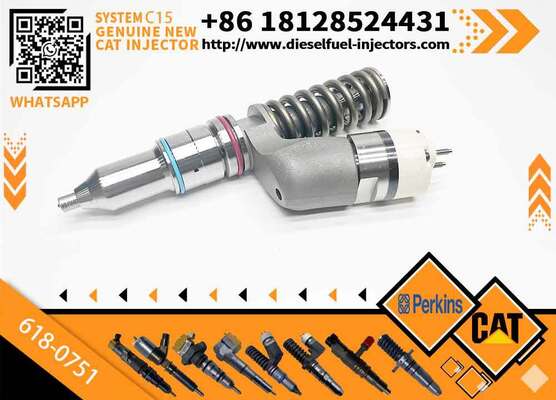 Excavator Accessories Fuel Injector 30R-0004 618-0751 374-0751 20R-2285 for CAT C15 C27 C32 for Construction Machinery