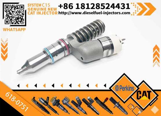 Excavator Accessories Fuel Injector 30R-0004 618-0751 374-0751 20R-2285 for CAT C15 C27 C32 for Construction Machinery