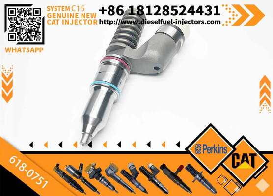 Excavator Accessories Fuel Injector 30R-0004 618-0751 374-0751 20R-2285 for CAT C15 C27 C32 for Construction Machinery