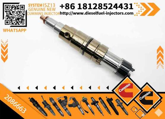 2086663 Diesel Common Rail Injector 2086663 1933613 1881565 2894920 Compatible for ISX Scania C-UMMINSS SCANIA XPI ISG INJECTOR