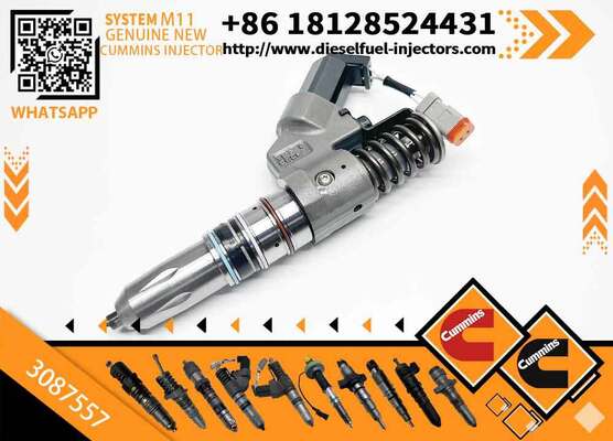 Excavator Accessories Fuel Injector 3087557 4902921 3411754 for C-ummins M11 QSM11 Injector Nozzle Construction Machinery Diesel Engine Spare Parts