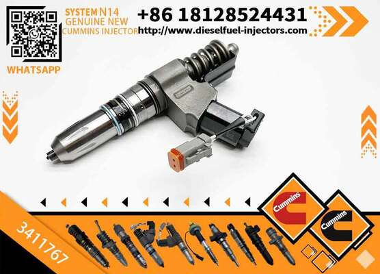 Construction Machinery PartsFuel Injector for N14 Diesel 3411765 3087733 3095086 3411767 for C-UMMINS Diesel Engine