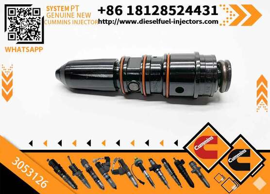 Common Rail Fuel Injector Excavator Parts 3053124 3016676 3053126 Compatible NTA855-G3 KTA19 QSK19 Diesel Engine