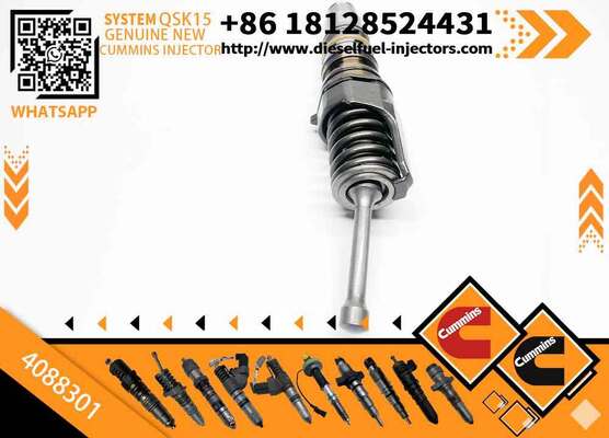 Hconcet Diesel Common Rail Fuel Injector 4062569 4088301 4088665 Compatible for QSX15 ISX15 Metal High Speed Steel