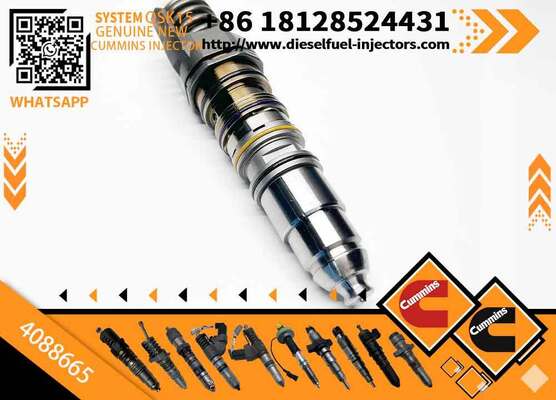 Hconcet Diesel Common Rail Fuel Injector 4062569 4088301 4088665 Compatible for QSX15 ISX15 Metal High Speed Steel