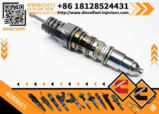 Hconcet Diesel Common Rail Fuel Injector 4062569 4088301 4088665 Compatible for QSX15 ISX15 Metal High Speed Steel