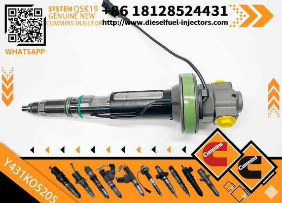 New Construction Machinery Fuel Injector for QSK19 Diesel Compatible Y431K05429 Y431KO5205 Y431K05420 for C-UMMINS Diesel Engine