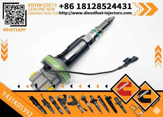 Original Common Rail Injector F00BJ00000 F00BJ00001 Y431K05392 2867147 2882077 Fit for QSK19 QSK38 QSK50 Engine CM2150 CM850