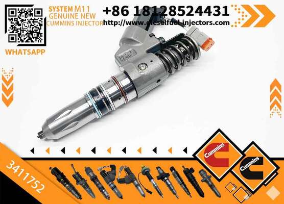 Brand ISM11 QSM11 Diesel Engine Part 3411752 Dump Truck Injector Assembly Construction Machinery 3-Month Warranty High