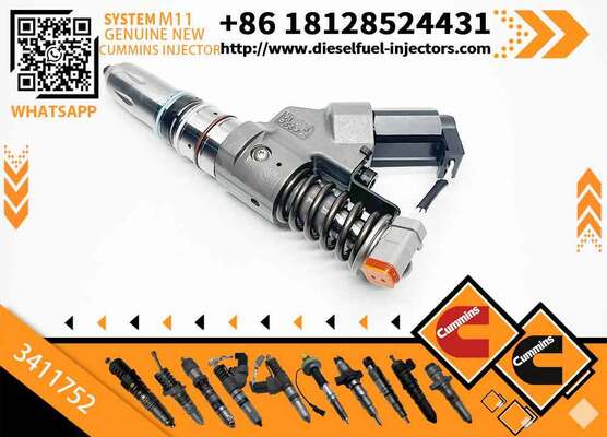 Brand ISM11 QSM11 Diesel Engine Part 3411752 Dump Truck Injector Assembly Construction Machinery 3-Month Warranty High