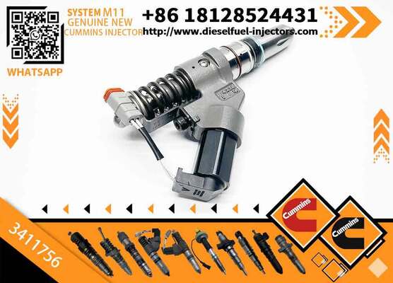 Best-selling Durable Runxi Diesel Fuel Injector 3411756 for QSM ISM Engine-New with 6 Month Warranty