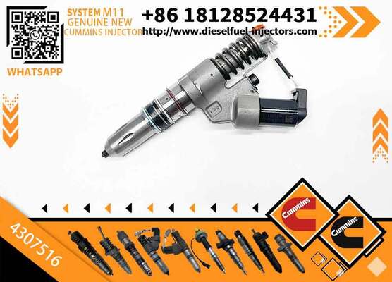 Fuel Injector for Cum-mins Engine NH NT 855 QSNT14CM876N102 N14 4307516 Shantui Bulldozer SD22 Replacement Part