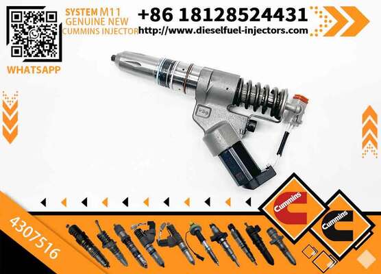 Fuel Injector for Cum-mins Engine NH NT 855 QSNT14CM876N102 N14 4307516 Shantui Bulldozer SD22 Replacement Part