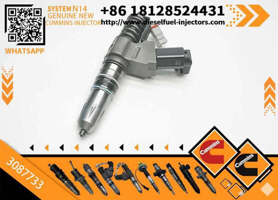 Common Rail Fuel Injector 3087560 3087733 3087807 3407776 3409975 3411381 for Excavator N14 Injector Truck Parts