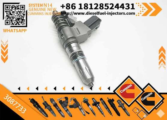 Common Rail Fuel Injector 3087560 3087733 3087807 3407776 3409975 3411381 for Excavator N14 Injector Truck Parts