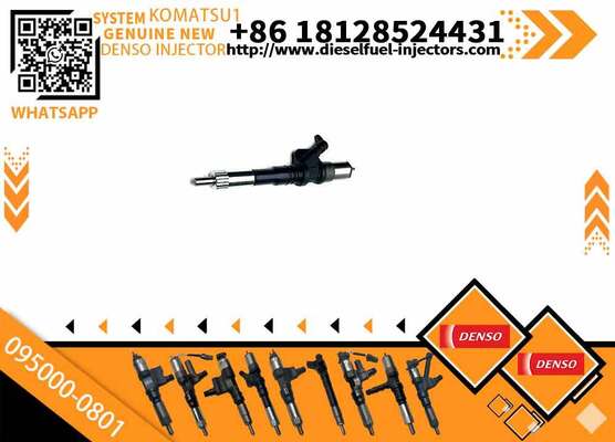 Diesel Fuel Common Rail Injector 095000-0801 6156-11-3100 6156113100 for