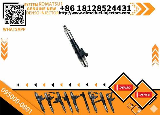 Diesel Fuel Common Rail Injector 095000-0801 6156-11-3100 6156113100 for