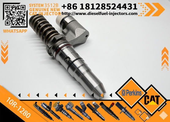 Construction Machinery Parts 250-1308 10R-1280 Common Rail Fuel Injector for Caterpillar 3152B 3516B Excavator Dozer Engine