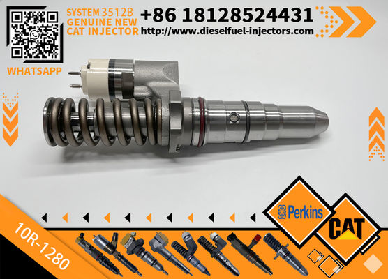 Construction Machinery Parts 250-1308 10R-1280 Common Rail Fuel Injector for Caterpillar 3152B 3516B Excavator Dozer Engine