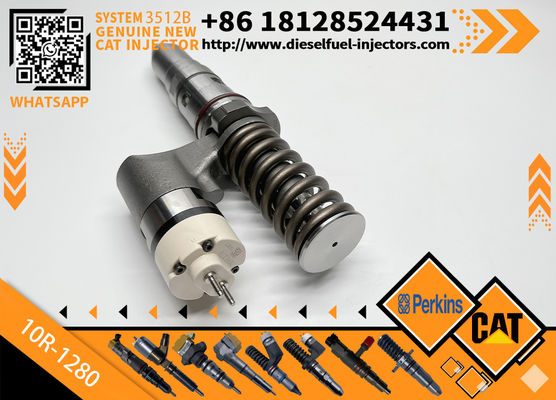 Construction Machinery Parts 250-1308 10R-1280 Common Rail Fuel Injector for Caterpillar 3152B 3516B Excavator Dozer Engine