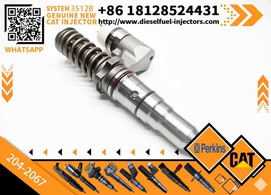 Fuel Injector 204-2067 2042067 Diesel Engine Fuel Injector 10R-6162 10R6162 for CAT C15 C18 C13 C32 3406E 3512B