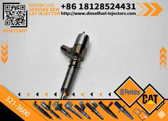Original 321-3600 C6.6 Engine Fuel Injector for Excavator 320D Construction Machinery Parts Common Rail Injector 3213600