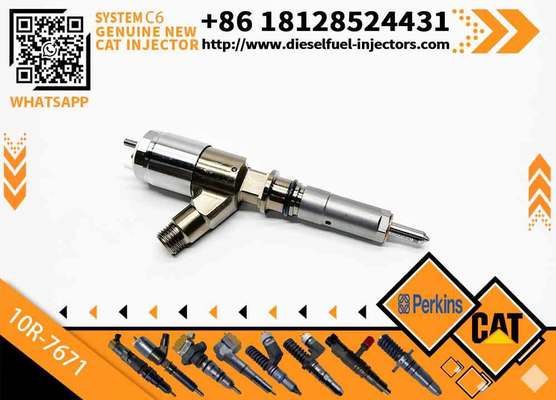 New Diesel Engine Injector 10R-7668 10R-7671 10R-7672 2645A718 10R-7673 10R-7676 for Caterpillar C4.4/C6.6 Common Rail (Steel)