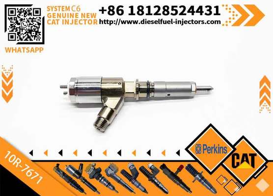 New Diesel Engine Injector 10R-7668 10R-7671 10R-7672 2645A718 10R-7673 10R-7676 for Caterpillar C4.4/C6.6 Common Rail (Steel)
