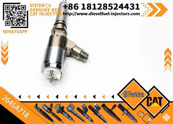 New Diesel Engine Injector 10R-7668 10R-7671 10R-7672 2645A718 10R-7673 10R-7676 for Caterpillar C4.4/C6.6 Common Rail (Steel)