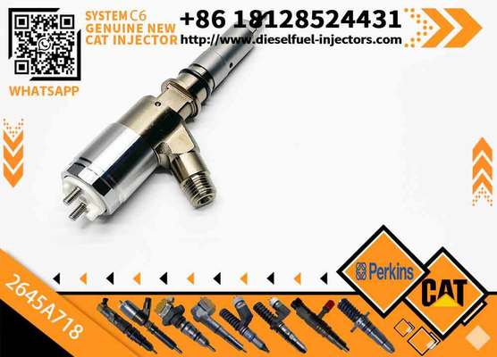 New Diesel Engine Injector 10R-7668 10R-7671 10R-7672 2645A718 10R-7673 10R-7676 for Caterpillar C4.4/C6.6 Common Rail (Steel)