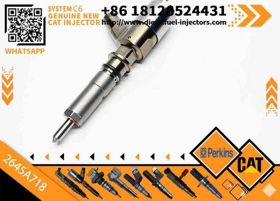 New Diesel Engine Injector 10R-7668 10R-7671 10R-7672 2645A718 10R-7673 10R-7676 for Caterpillar C4.4/C6.6 Common Rail (Steel)