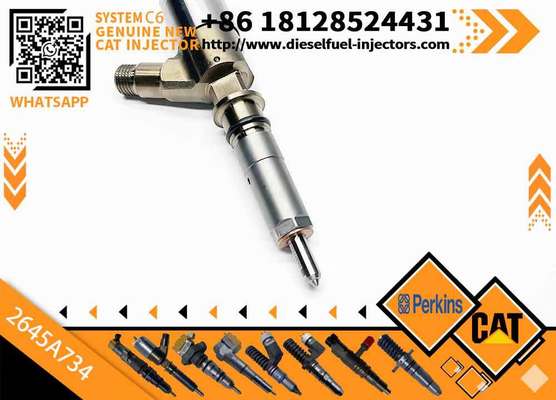 New Diesel Engine Injector 295-9140/2645A734/10R-7674/10R-7668/10R-7938/10R-7939 Caterpillar C4.4/C6.6 Common Rail Injector