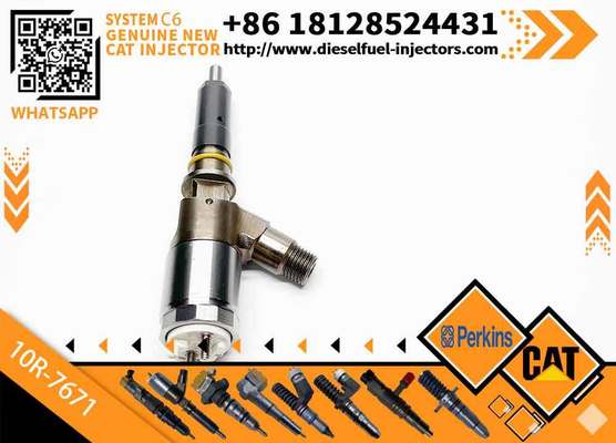 New Diesel Engine Injector 10R-7668 10R-7671 10R-7672 2645A718 10R-7673 10R-7676 for Caterpillar C4.4/C6.6 Common Rail (Steel)