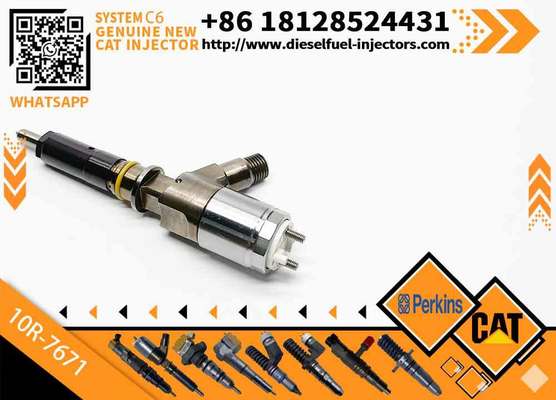 New Diesel Engine Injector 10R-7668 10R-7671 10R-7672 2645A718 10R-7673 10R-7676 for Caterpillar C4.4/C6.6 Common Rail (Steel)