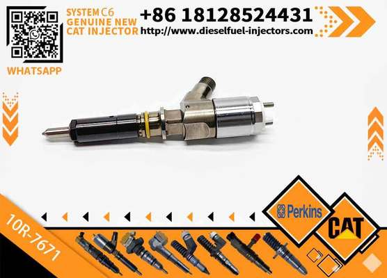 New Diesel Engine Injector 10R-7668 10R-7671 10R-7672 2645A718 10R-7673 10R-7676 for Caterpillar C4.4/C6.6 Common Rail (Steel)