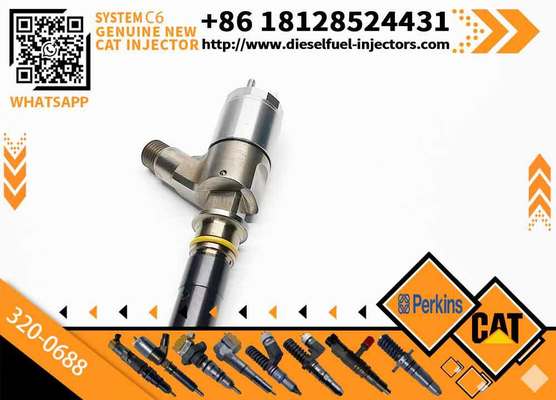 New Injector for CAT320D C6.6 Diesel 320-0690 2645A749 321-3600 320-0655 326-4756 320-0688 375-4106 320-0688 2645A751 2645A753
