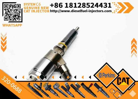 New Injector for CAT320D C6.6 Diesel 320-0690 2645A749 321-3600 320-0655 326-4756 320-0688 375-4106 320-0688 2645A751 2645A753