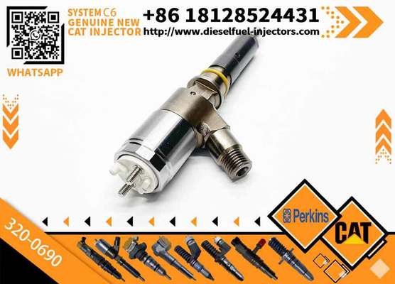 C6.6 Engine Injector 320-0690 3200690 Common Rail Injector 2645A749 Construction Machinery Parts for Excavator