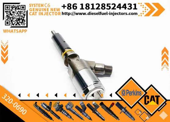 C6.6 Engine Injector 320-0690 3200690 Common Rail Injector 2645A749 Construction Machinery Parts for Excavator