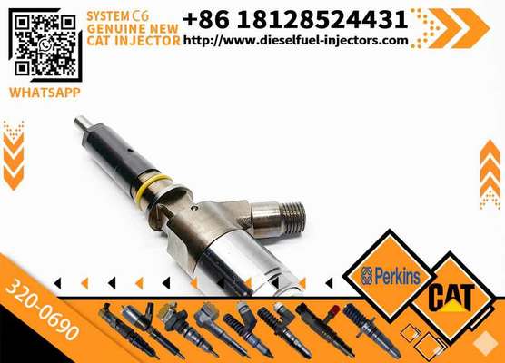 C6.6 Engine Injector 320-0690 3200690 Common Rail Injector 2645A749 Construction Machinery Parts for Excavator