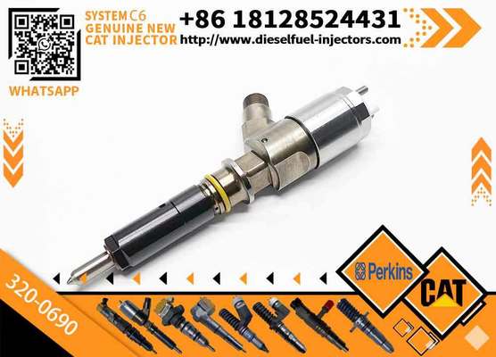 C6.6 Engine Injector 320-0690 3200690 Common Rail Injector 2645A749 Construction Machinery Parts for Excavator