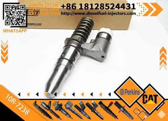 Construction Machinery Parts 246-1854 10R-7238 Common Rail Fuel Injector 246 1854 10R7238 for Caterpillar 3508C 3512C Engine