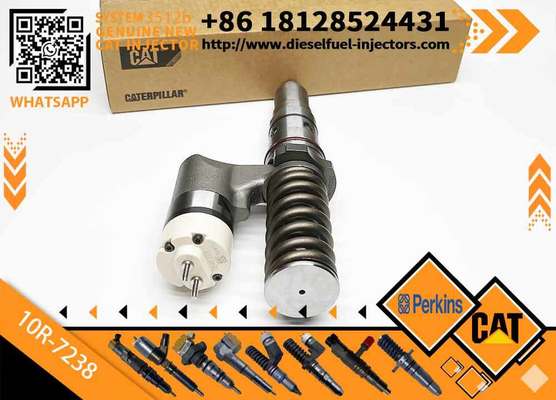 Construction Machinery Parts 246-1854 10R-7238 Common Rail Fuel Injector 246 1854 10R7238 for Caterpillar 3508C 3512C Engine