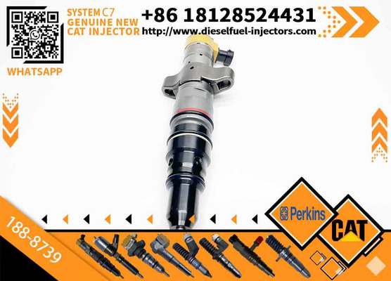Common Rail Fuel Injector 188-8739 1888739 CAT Injector for Caterpillar C-9 Diesel Engine Parts Construction Machinery Parts