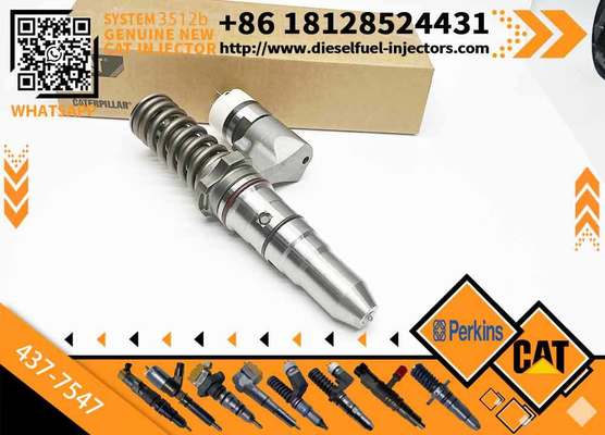 High Quality Fuel Injector 437-7547 4377547 Diesel Engine Fuel Injector 20R-2296 20R2296 for CAT 3508B 3512B 793C 793D 3516C