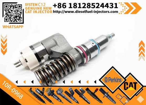 CAT Excavator Diesel Fuel Injectors 212-3466 10R-0968 High Pressure Common Rail Injector for Caterpillar C10 C12 Engine