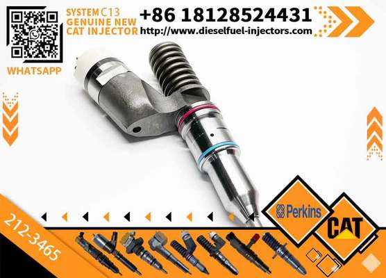 Excavator Accessories Fuel Injector 212-3465 2123465 for CAT C10 C12 for Construction Machinery