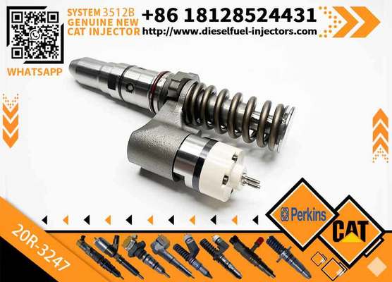Excavator Parts 392-0225 Fuel Injector 3920225 20R-3247 20R3247 for CAT 3508B 3512B 3516B 3512C 3516C Injection Valves