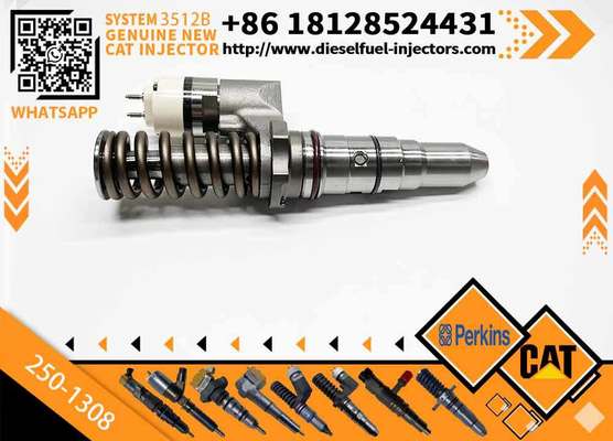 Excavator Spare Parts 3512B Diesel Fuel Injector 250-1308 196-5802 10R-1280